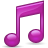 Sidebar Music Purple Icon